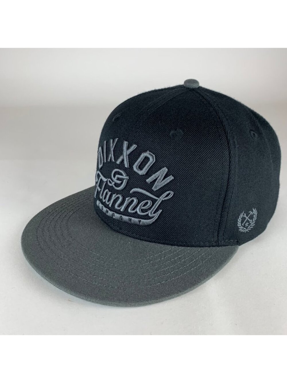 Dixxon Flannel Co Black Gray Wool Blend Snapback Hat